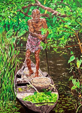 gathering at the river